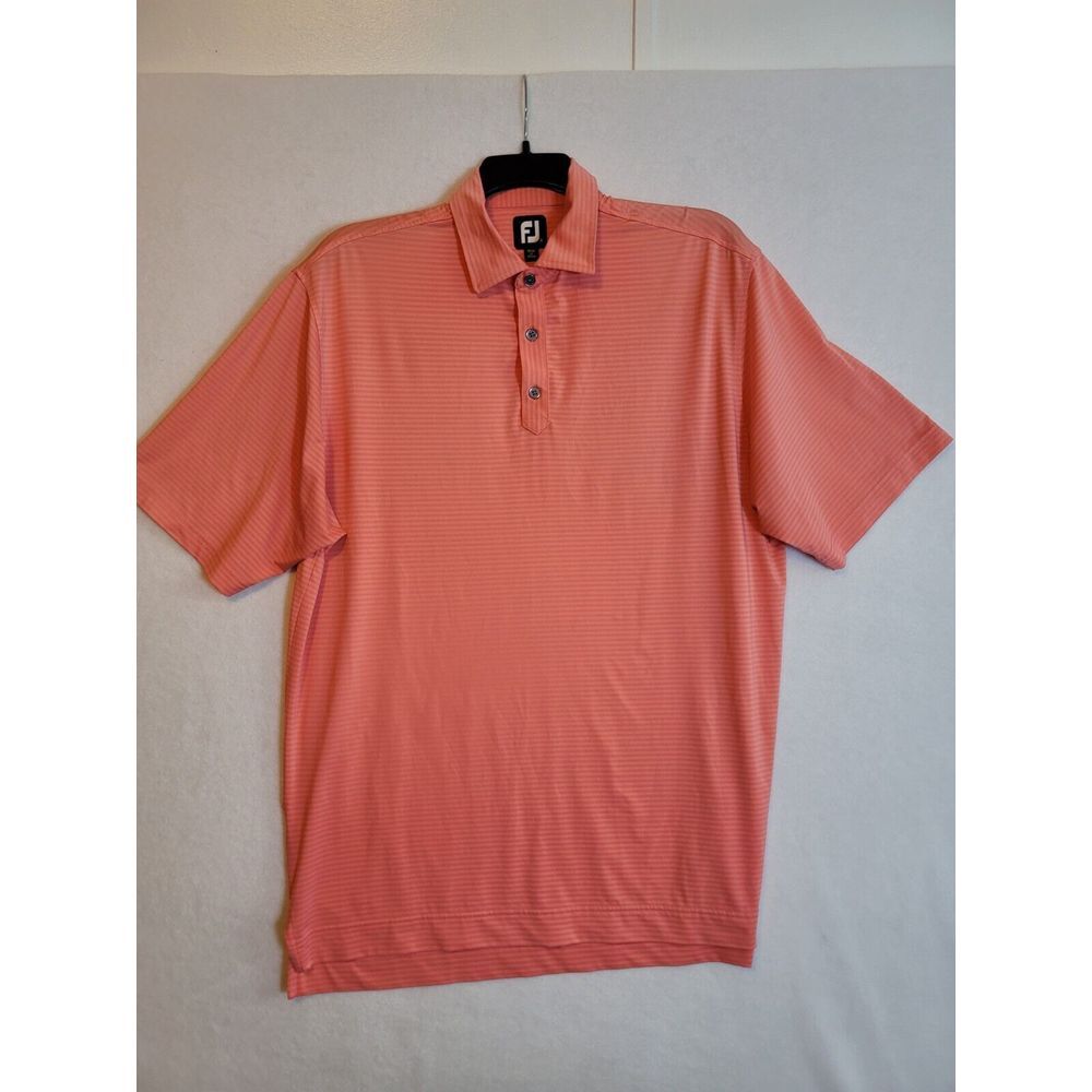 FootJoy Golf Polo Salmon Striped Men's XL‎